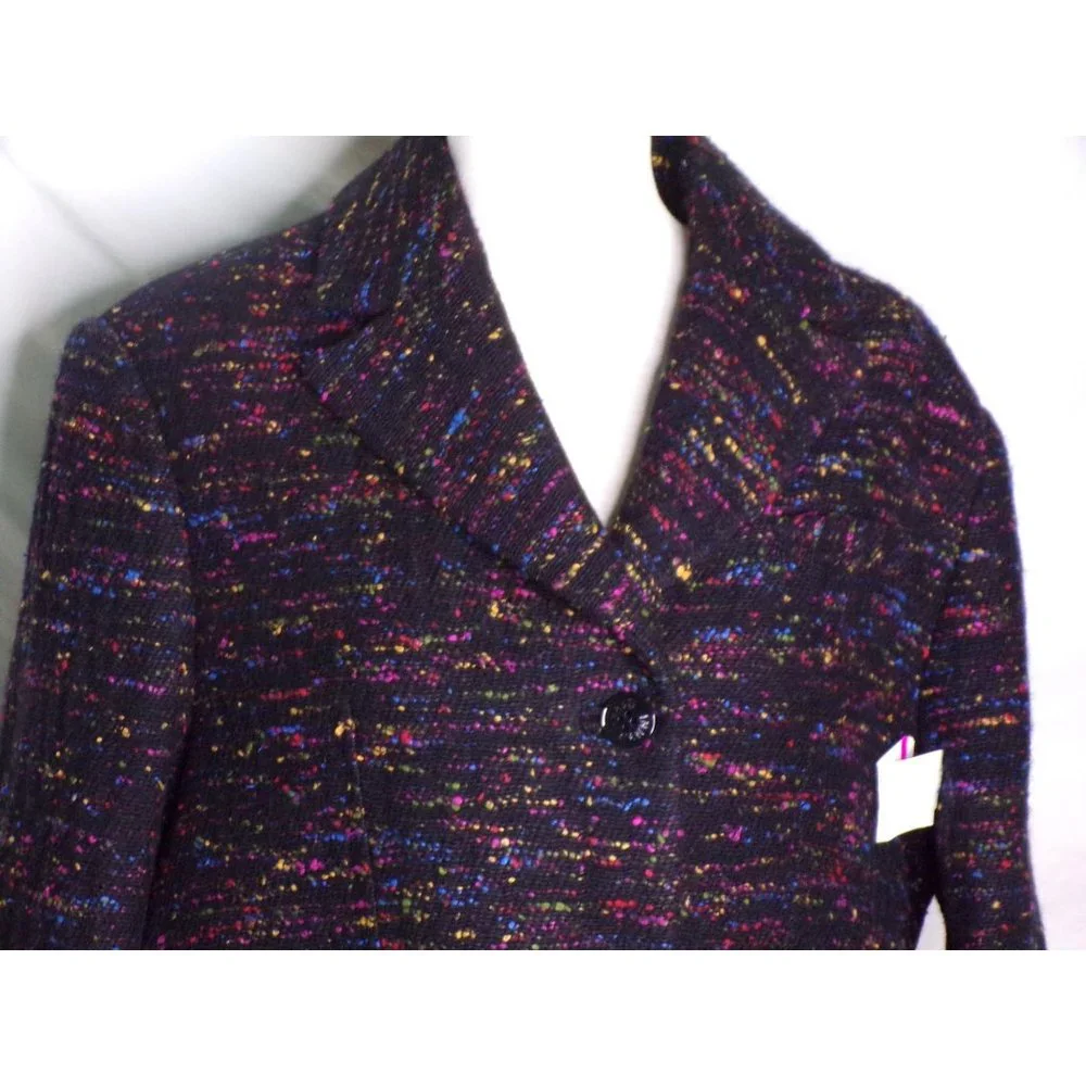 🆕 GANNI Oversized Jacket Wool Blend Small-Medium - Picture 9 of 13